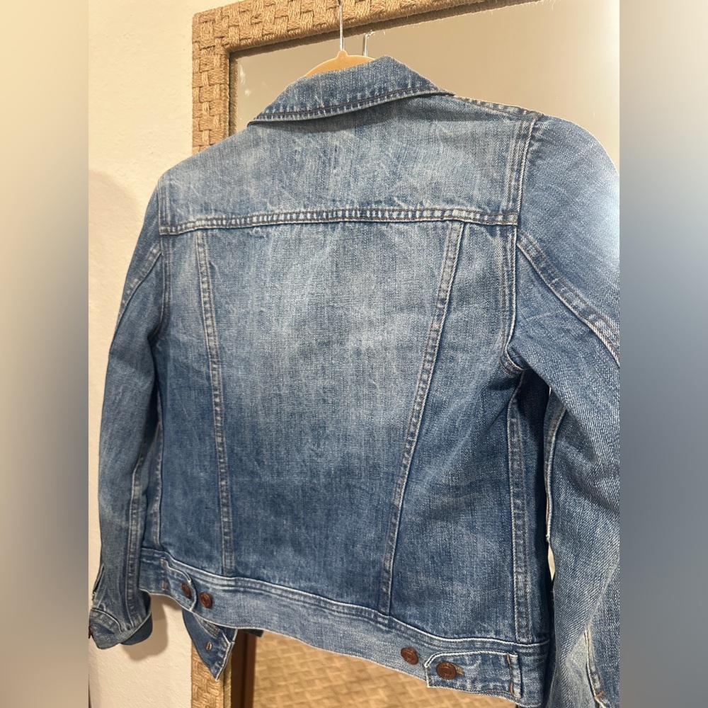 J.Crew Classic Blue Jean Jacket - Size XS - Picture 3 of 3